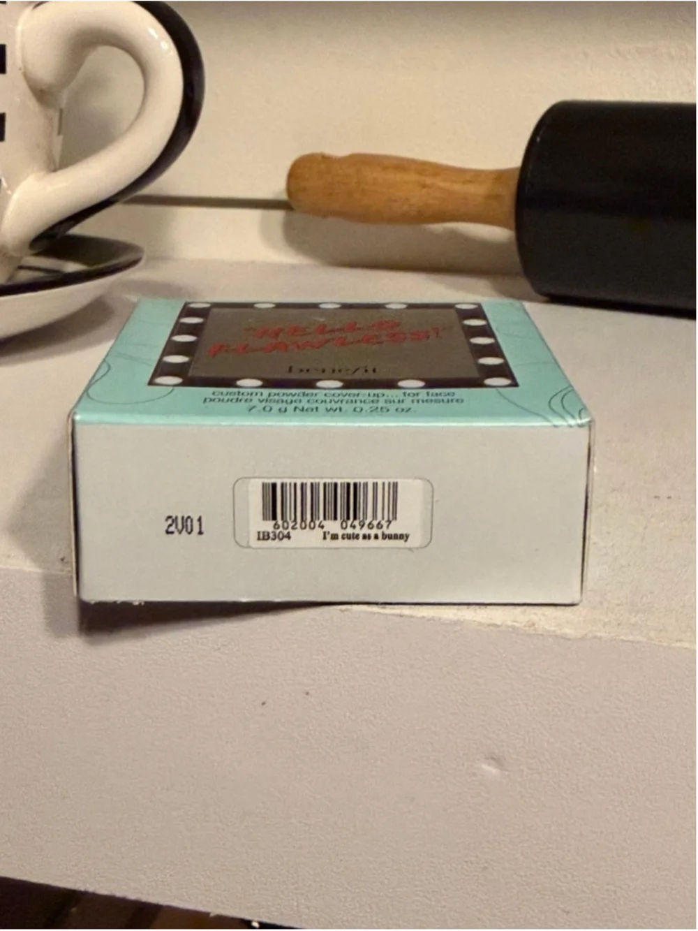 BNIB Benefit Hello Flawless Powder Foundation HONEY I'm Cute As A Bunny RARE HTF